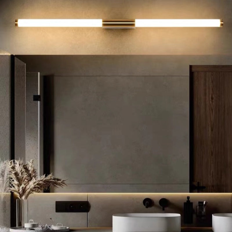 Arisha Minimalista Lineal Metal/Acrílico Aplique de Pared Blanco