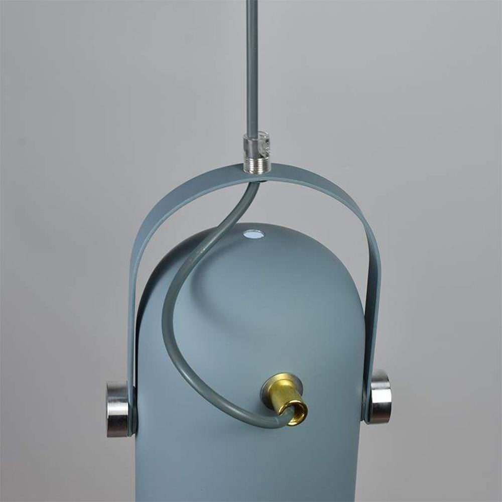 Valentina Moderna Industrial Geométrica Metal Lámpara Colgante Multicolor