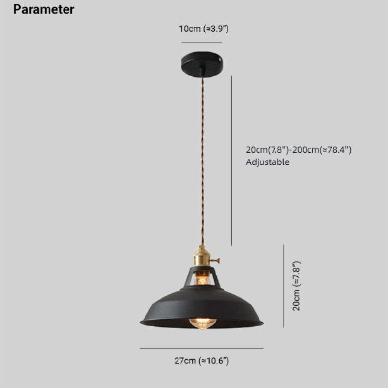 Valentina Nordica Metal LED Lámpara Colgante Negra/Blanca