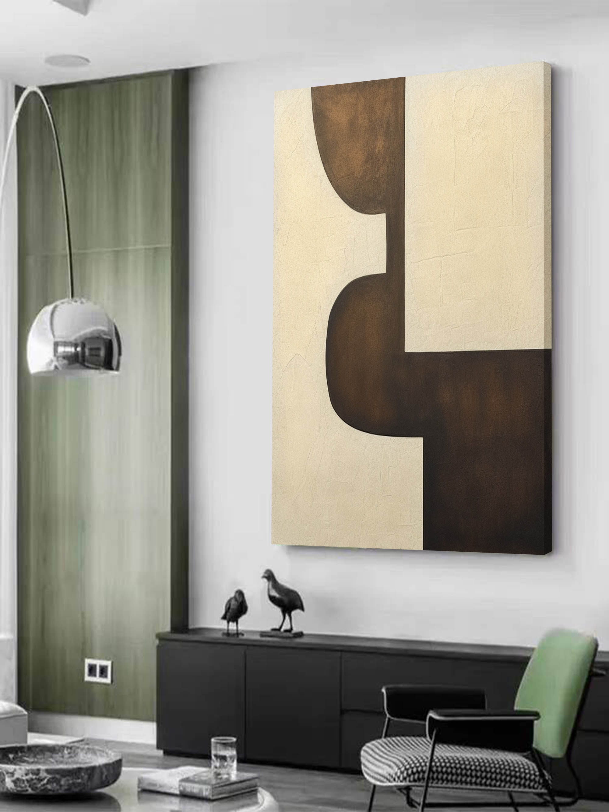 Bruno Minimalista Contemporáneo Arte Mural - Letslighting