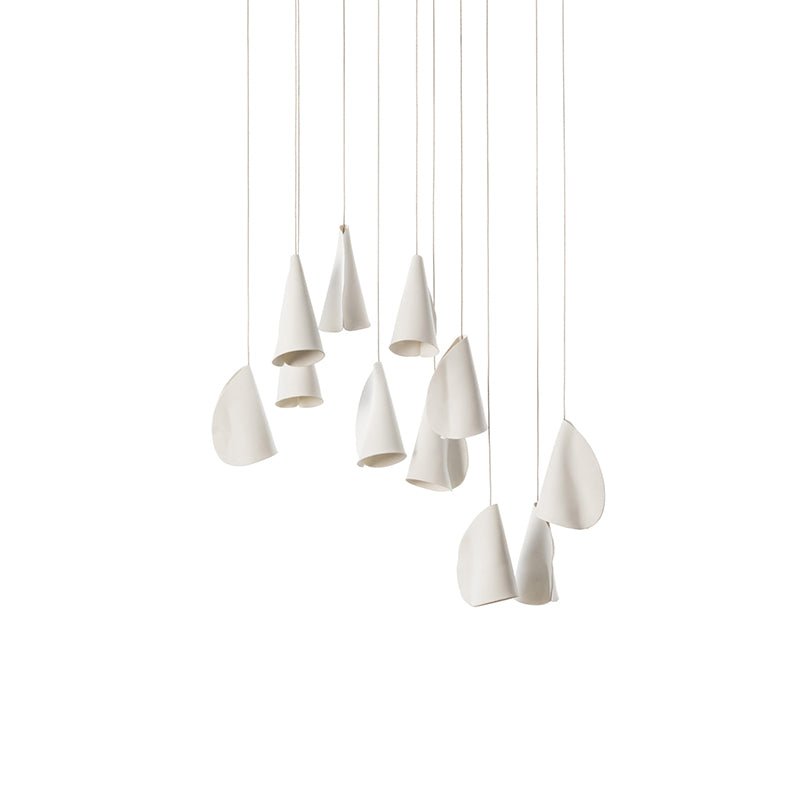 Olshaion Geometric Ceramic Pendant Light - Letslighting