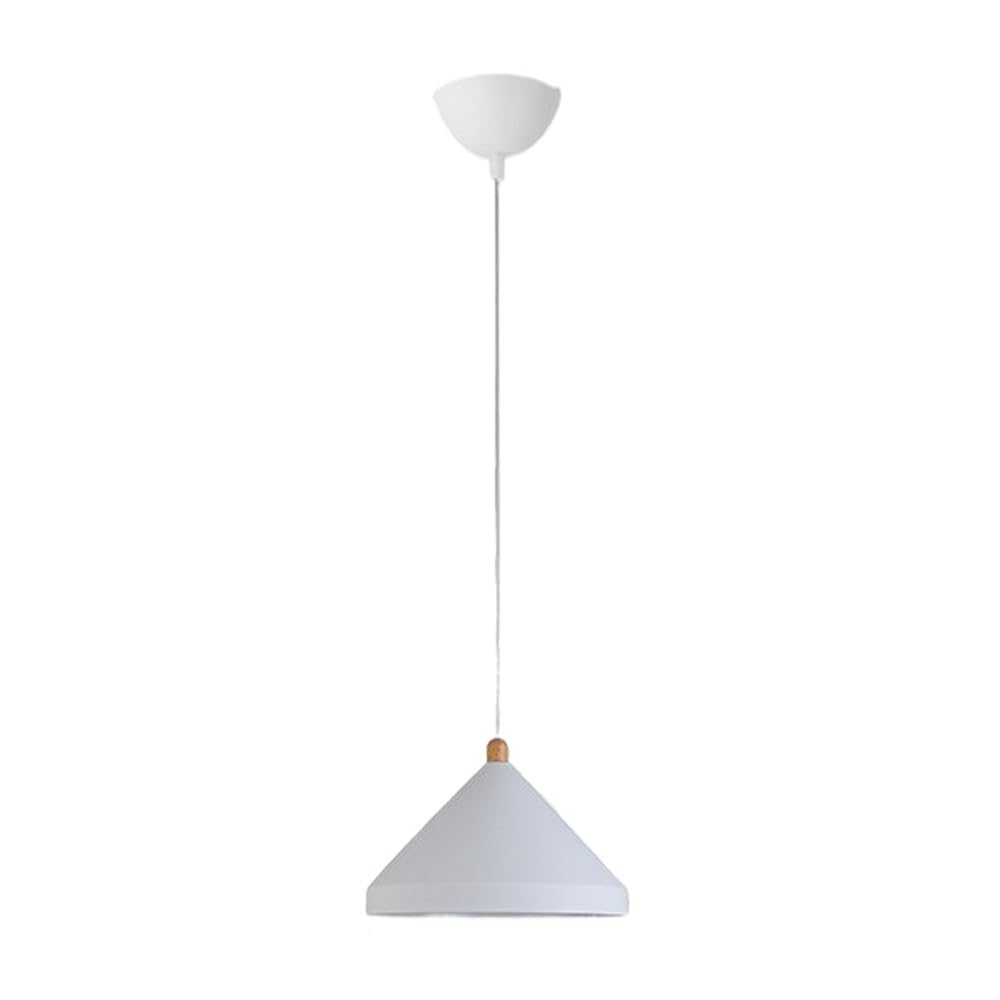 Valentina Industrial Metal Lámpara colgante Negro/Blanco Dormitorio/Comedor