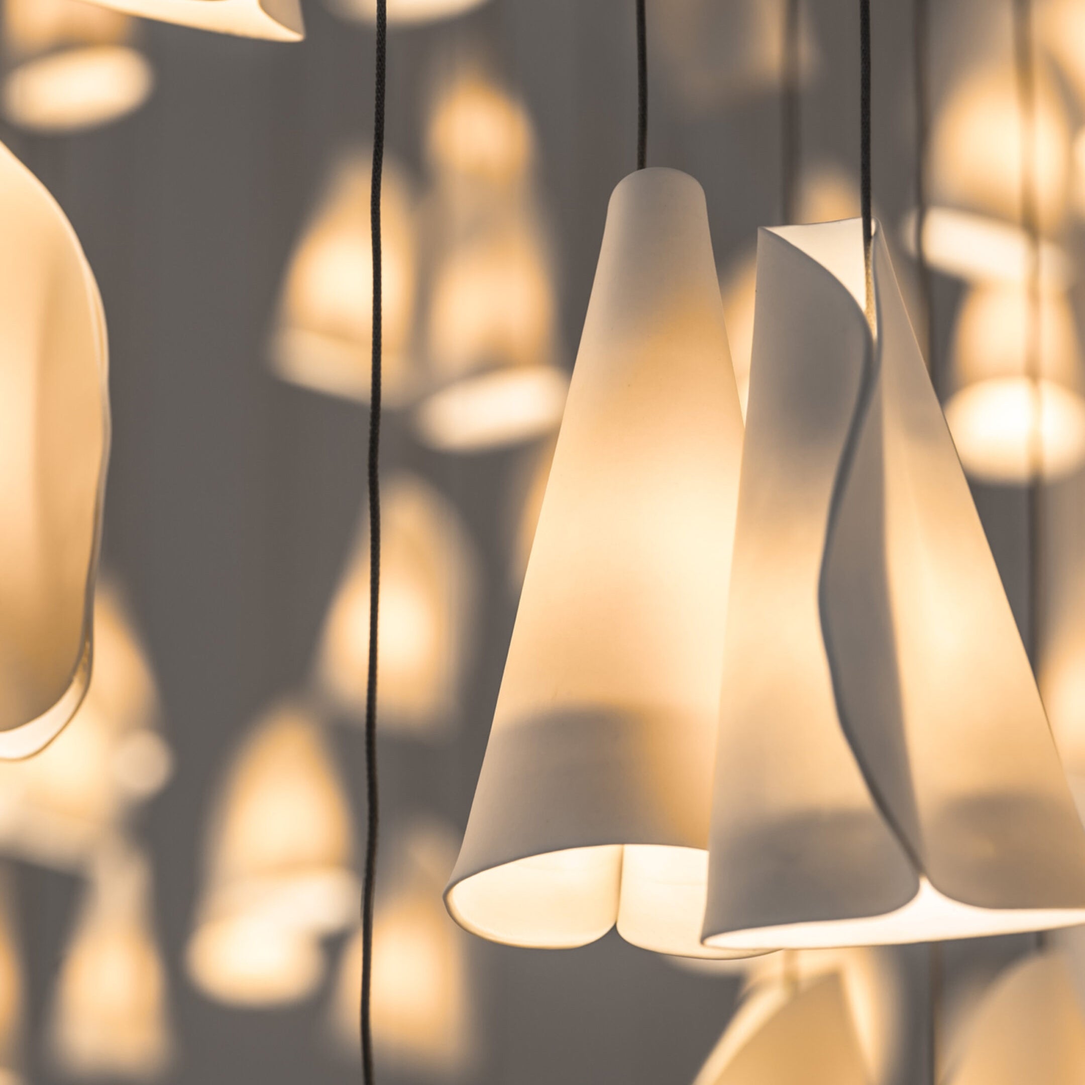 Olshaion Geometric Ceramic Pendant Light - Letslighting