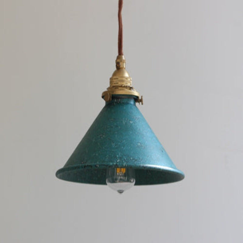 Silva Vintage Rústica Cónico Metal LED Lámpara Colgante