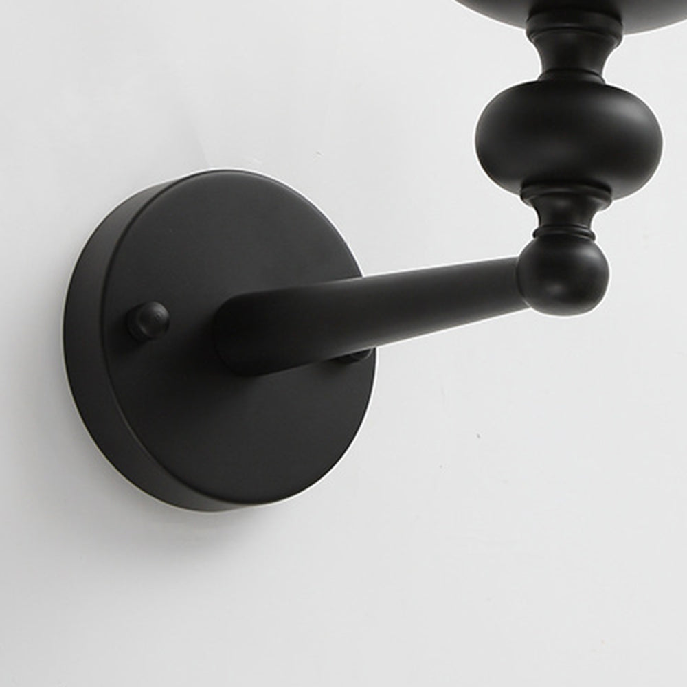 Silva Diseño Circulo Metal/Vidrio Lámpara colgante,Negra