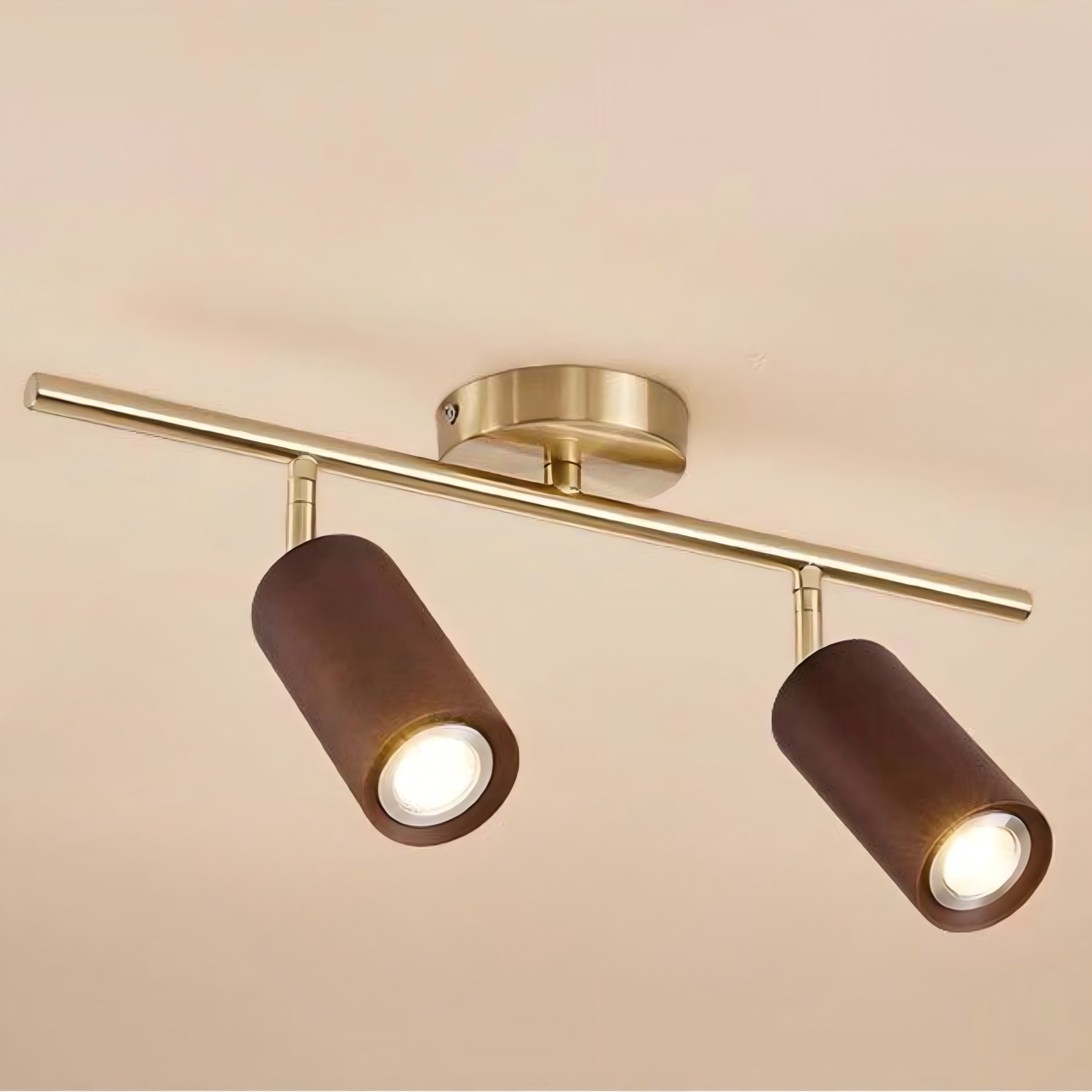 Liora Luz de riel LED de madera