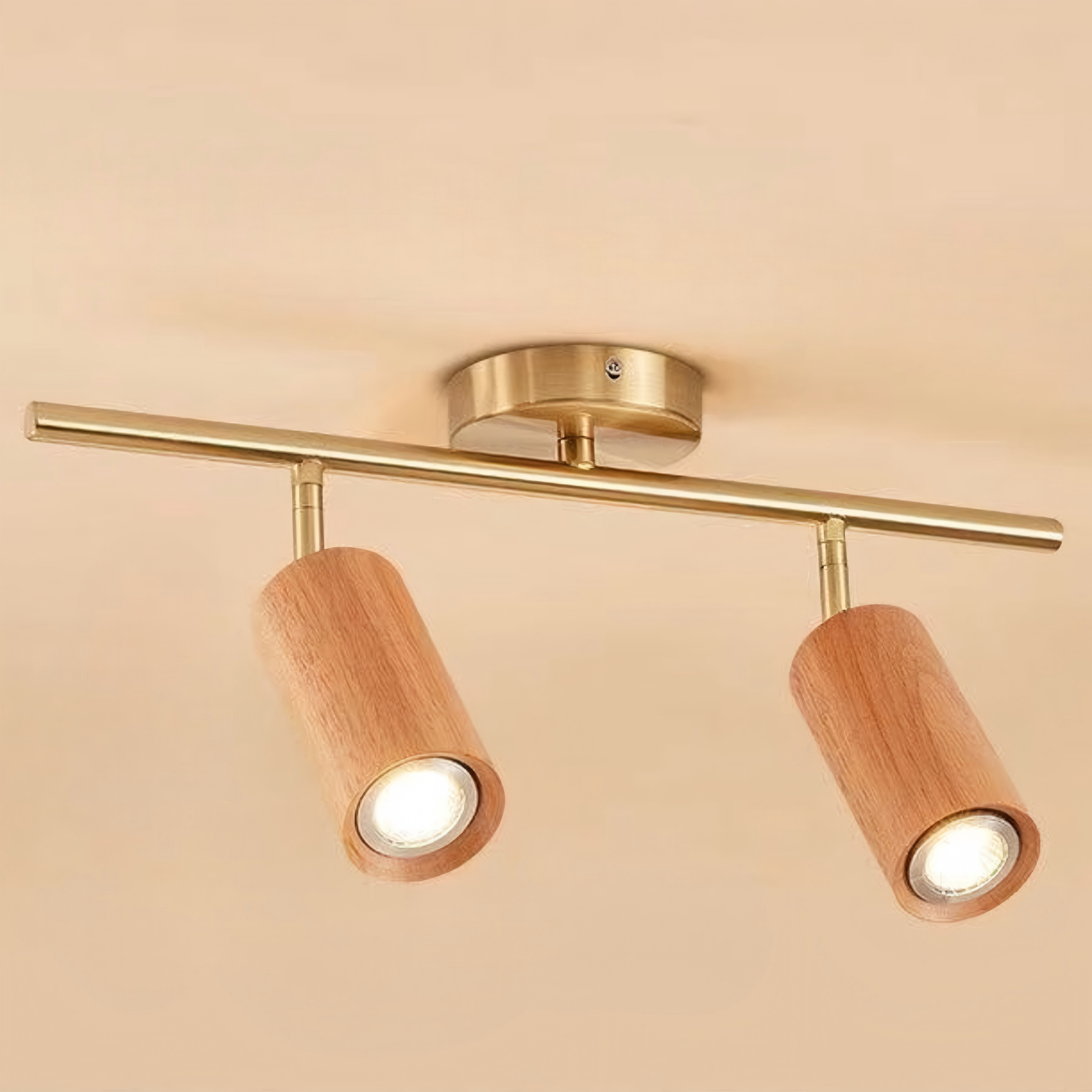 Liora Luz de riel LED de madera