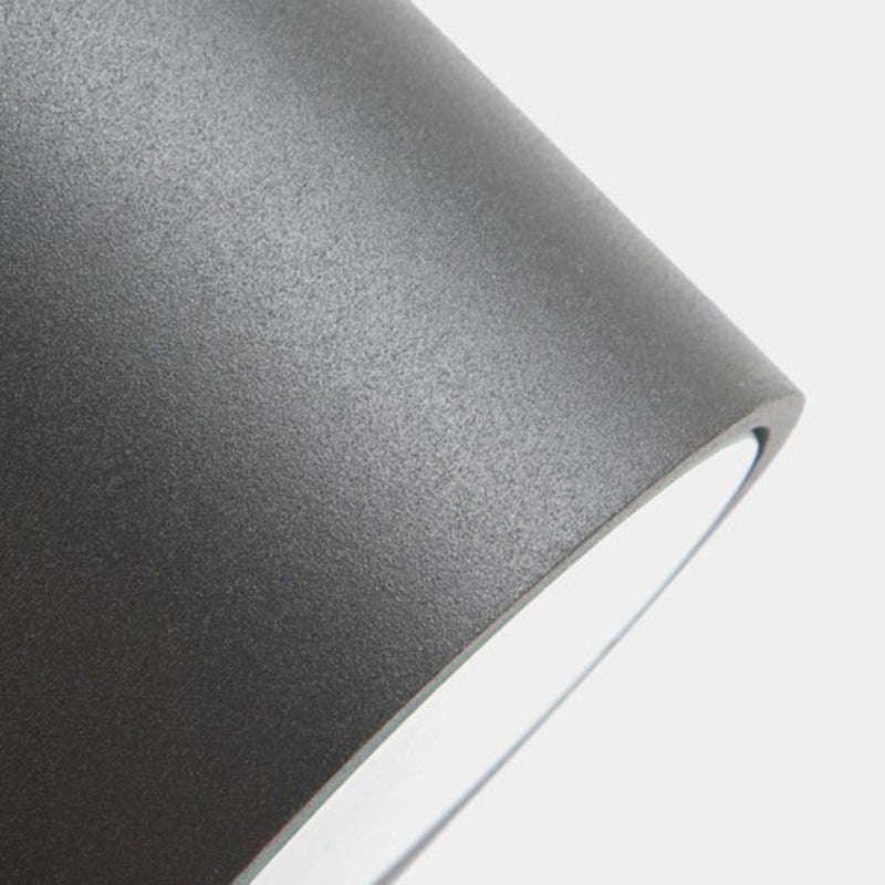 Ray Minimalista Rectangular Metal/Vidrio Aplique de Pared Negro