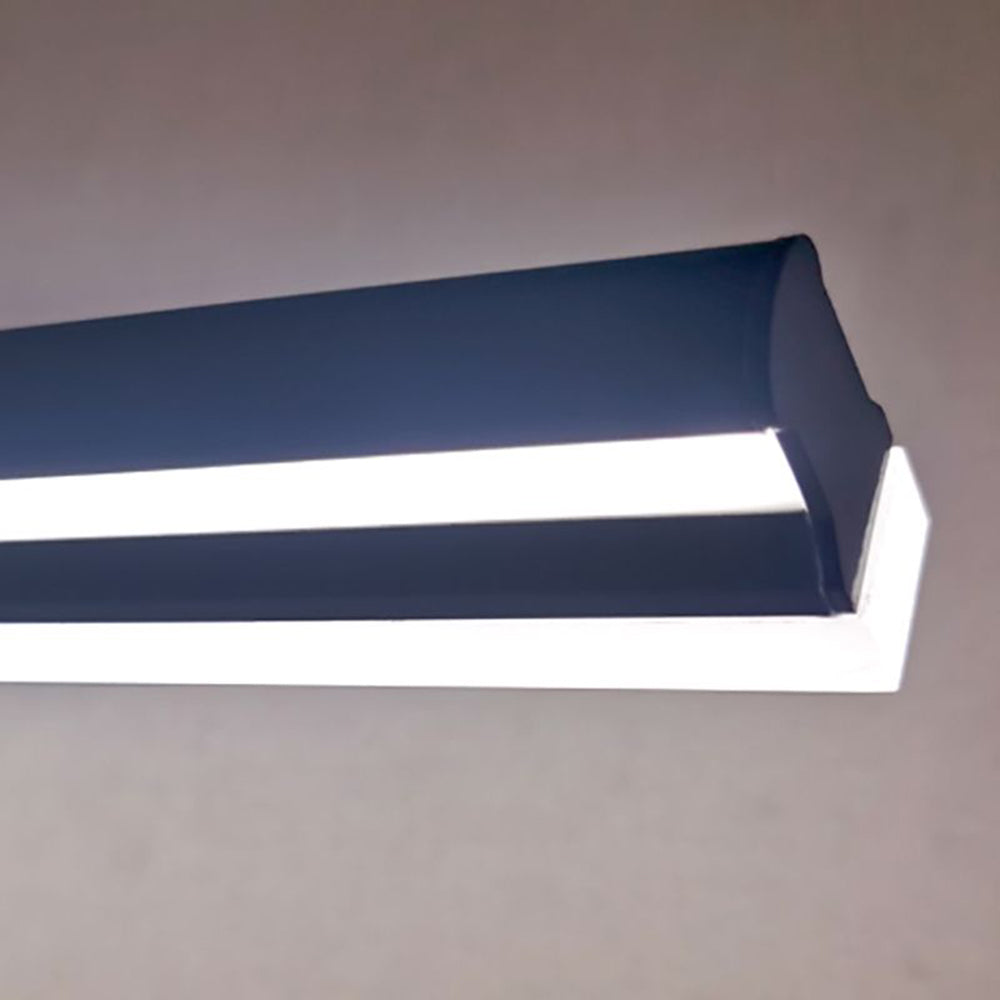 Arisha Moderno Rectángulo Metal/Acrílico LED Ajustable Aplique de Pared Negro