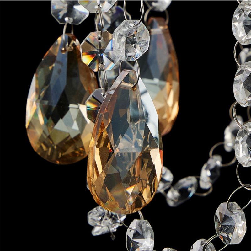 Kristy Lujo Cristal Lámpara Colgante Metal Dormitorio Salón