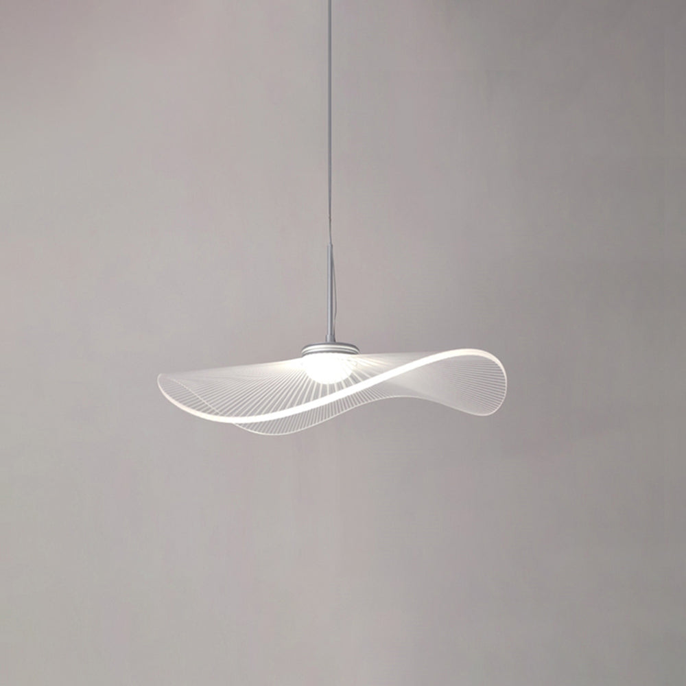 Arisha Moderna Diseño Minimalista Metal Lámpara Colgante Blanca