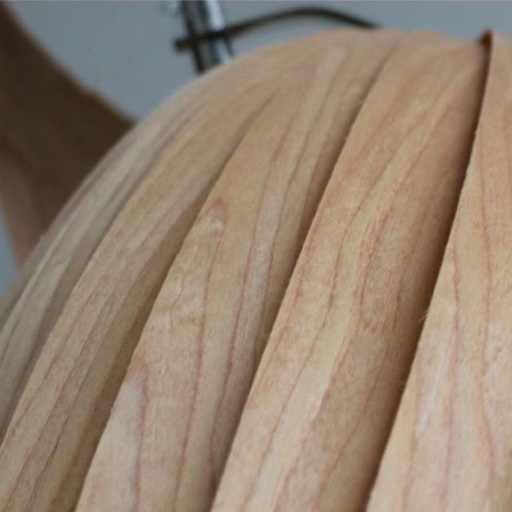 Muto Moderna Geométrica Metal/Madera LED Lámpara Colgante Madera