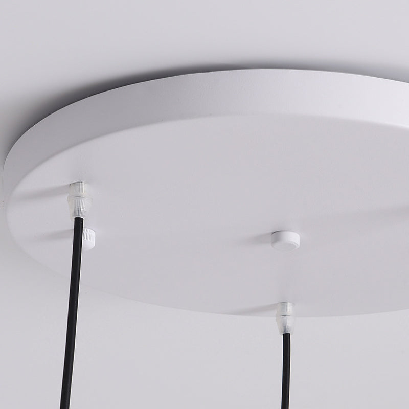 Valentina Moderno LED Lámpara colgante Metal Negro Comedor/Dormitorio