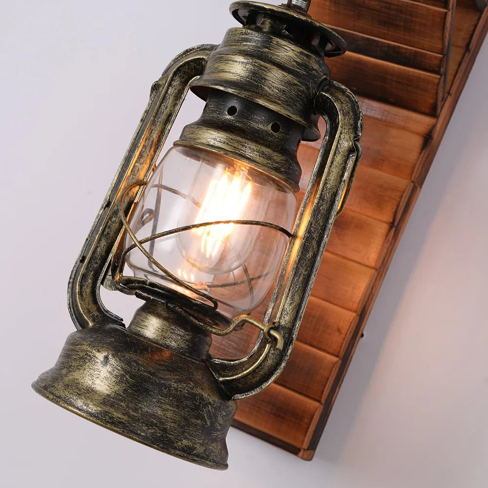 Epoch Lámpara de Pared Epoch Lantern Metal/Madera Restaurante