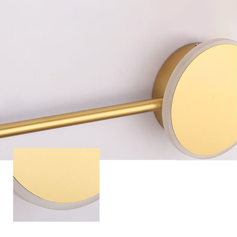 Arisha Moderno Lineal Redondo Metal LED Aplique de Pared Blanco/Negro/Dorado
