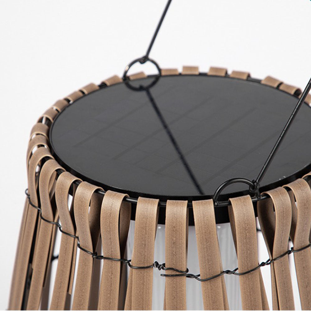 Ray Moderno Metal Solar Cable Lámpara De Pie Exterior