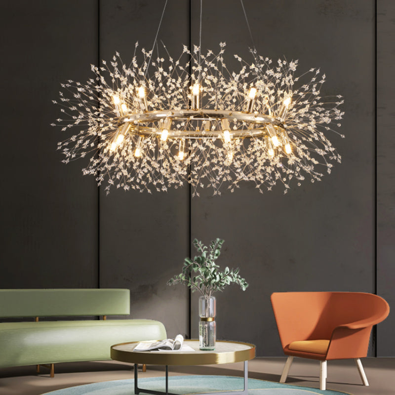 Arisha Moderna LED Metal/Cristal Lámpara Colgante