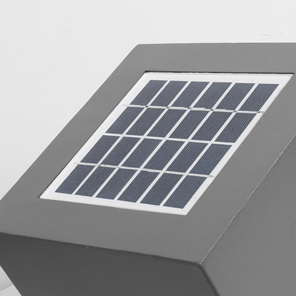 Ray Simple Cube Metal Lámpara Exterior Patio