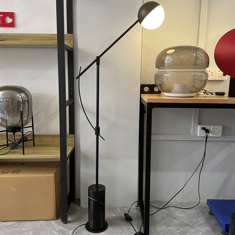 Mira Moderna Minimalista Metal Lámpara de Pie Negra