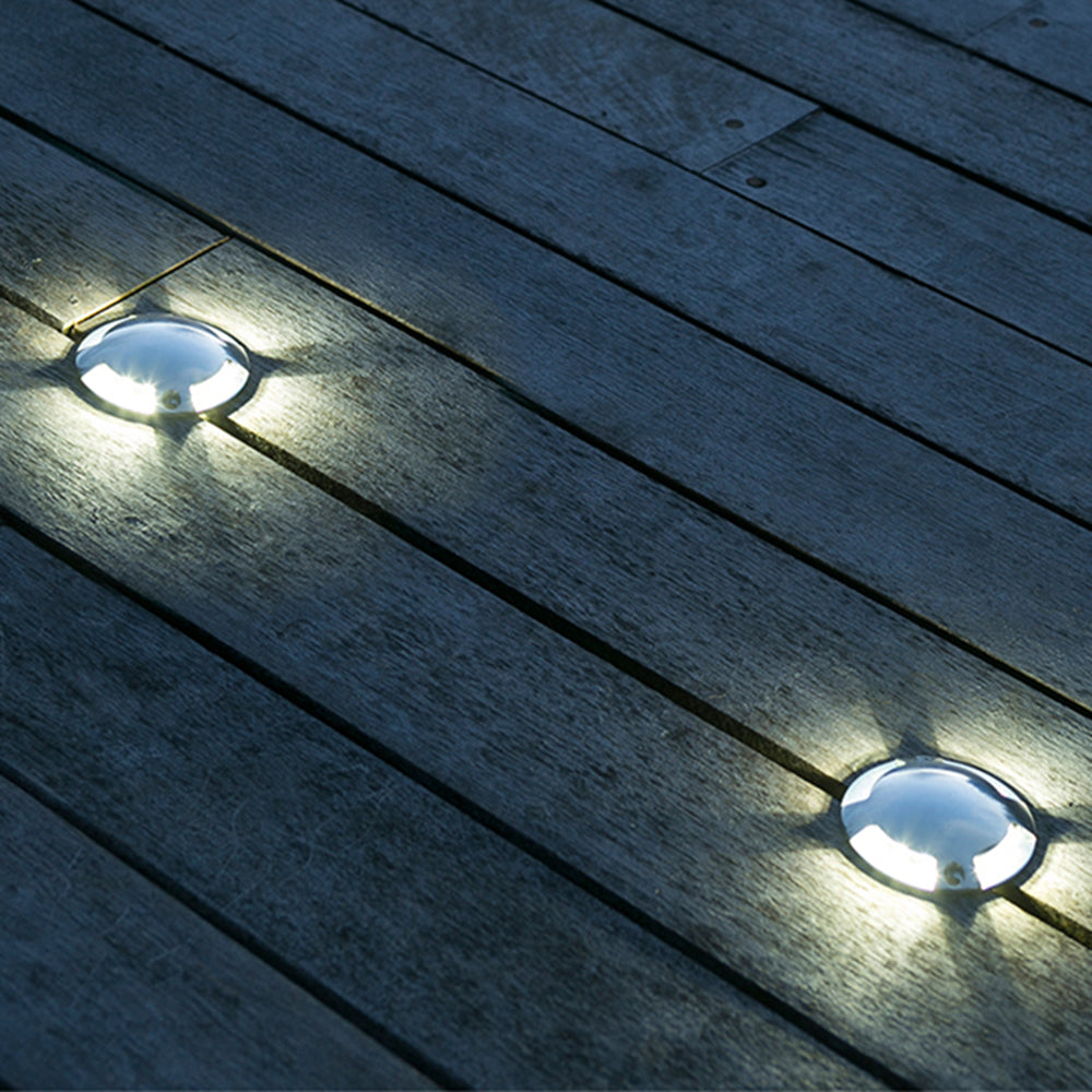 Ray Moderno Cilíndrico Metal Vidrio Lámpara Exterior Patio