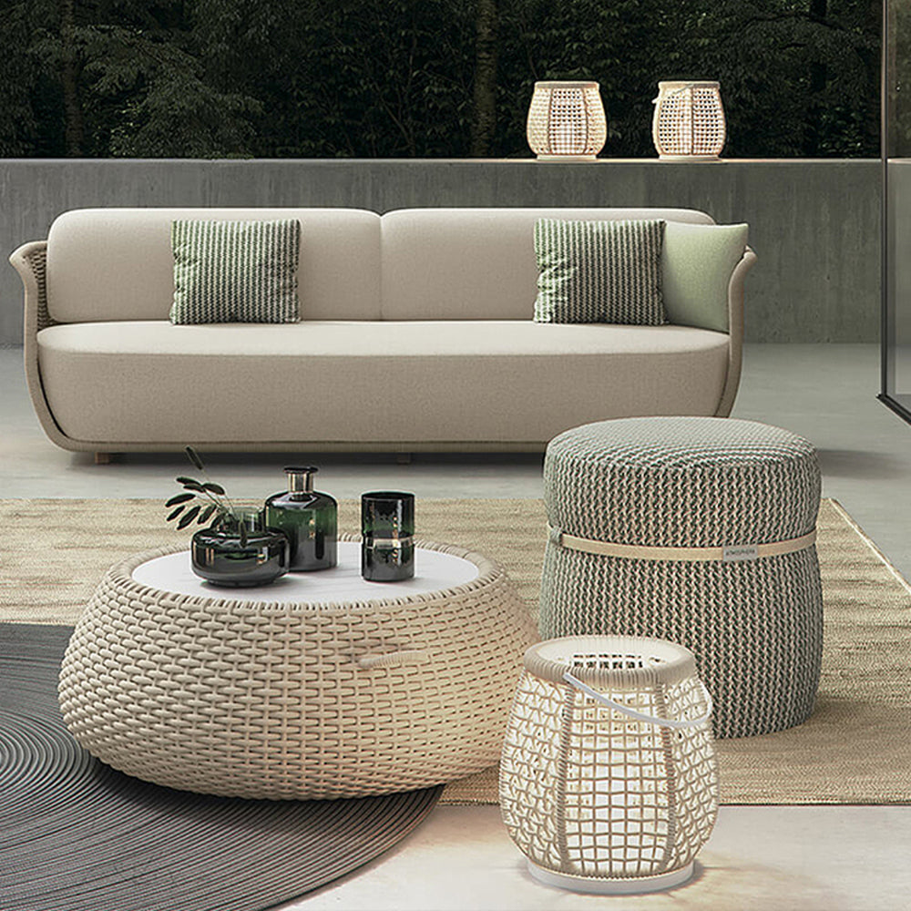 Ray Retro Lámpara de Pie Exterior Linterna Metal Patio