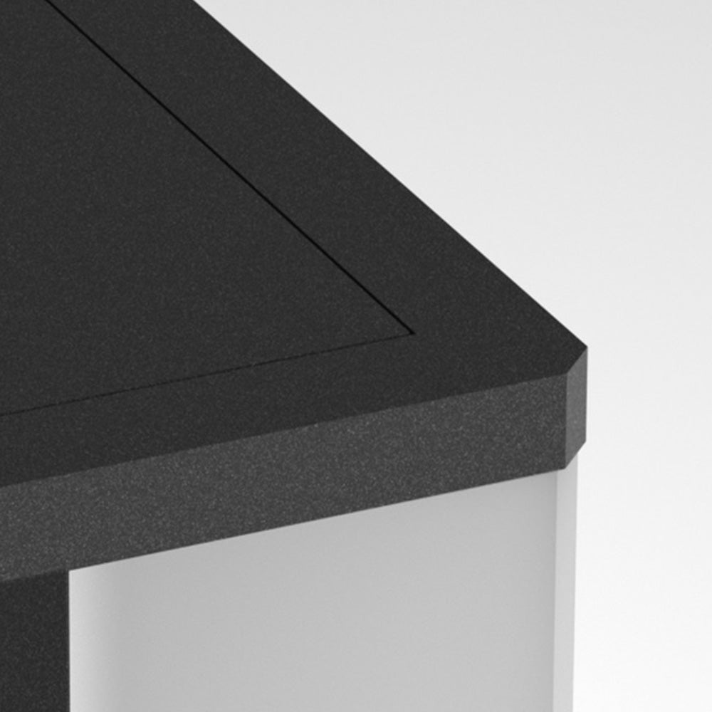 Ray Moderna Cuadrada Solor Metal Lámpara Exterior Patio Balcón