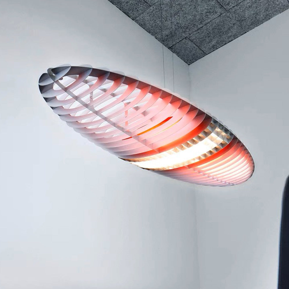 Arisha Moderna Diseño Forma de Barco Metal/Acrílico Lámpara Colgante Multicolores