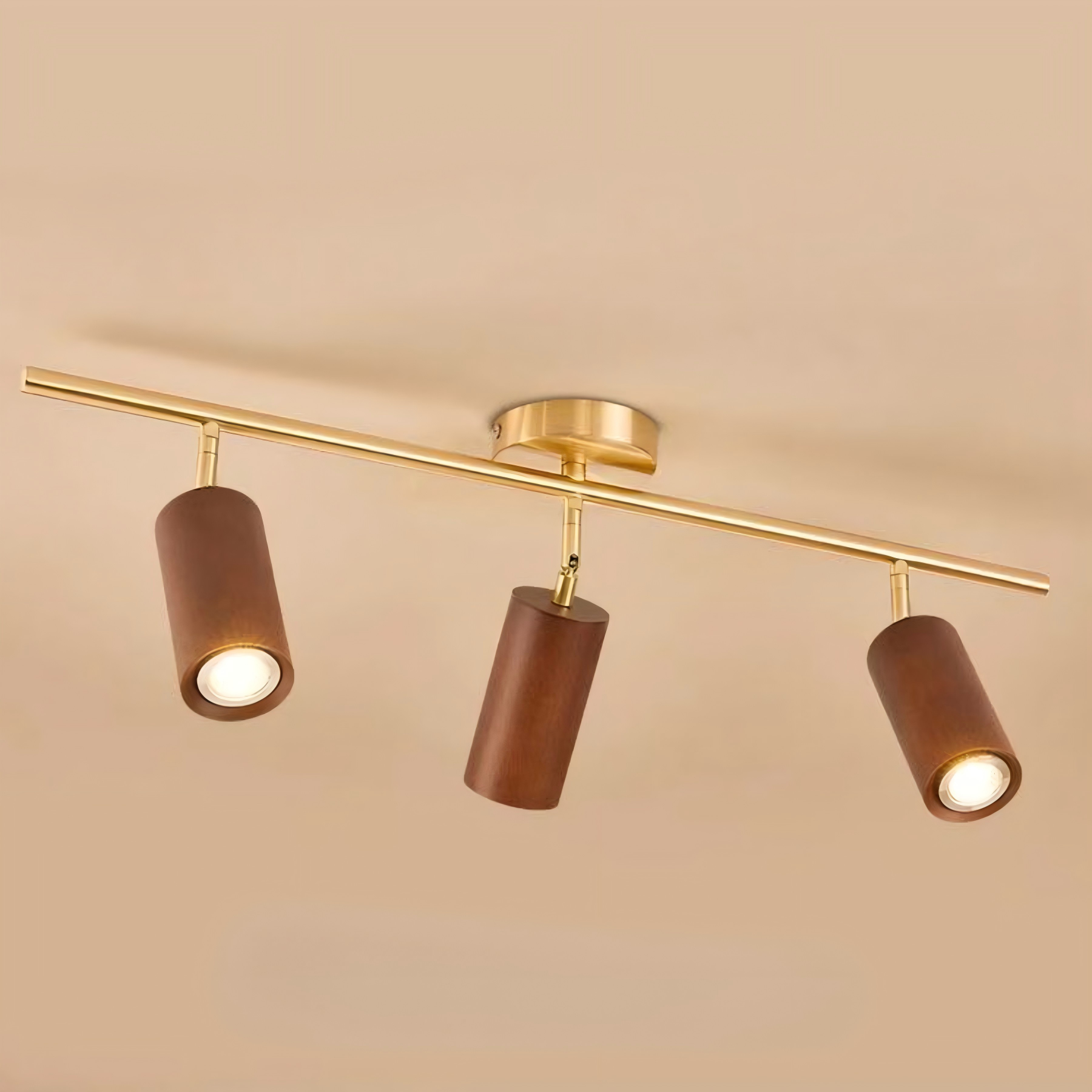 Liora Luz de riel LED de madera