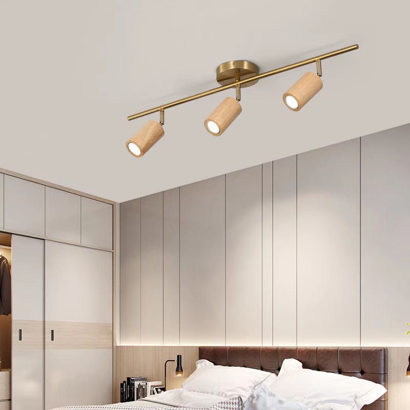 Liora Luz de riel LED de madera