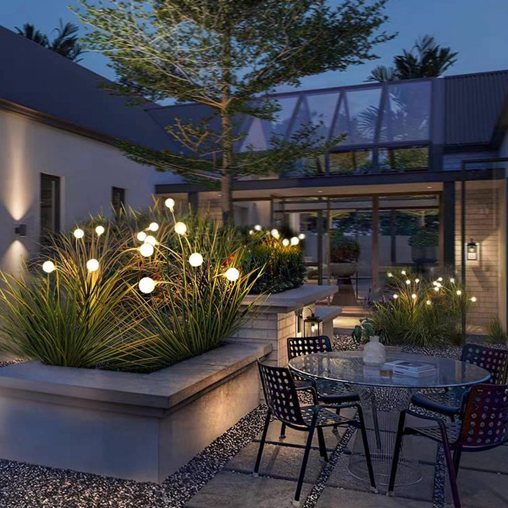 Ray Moderna Dendrítico Metal Lámpara Exterior Jardín Patio