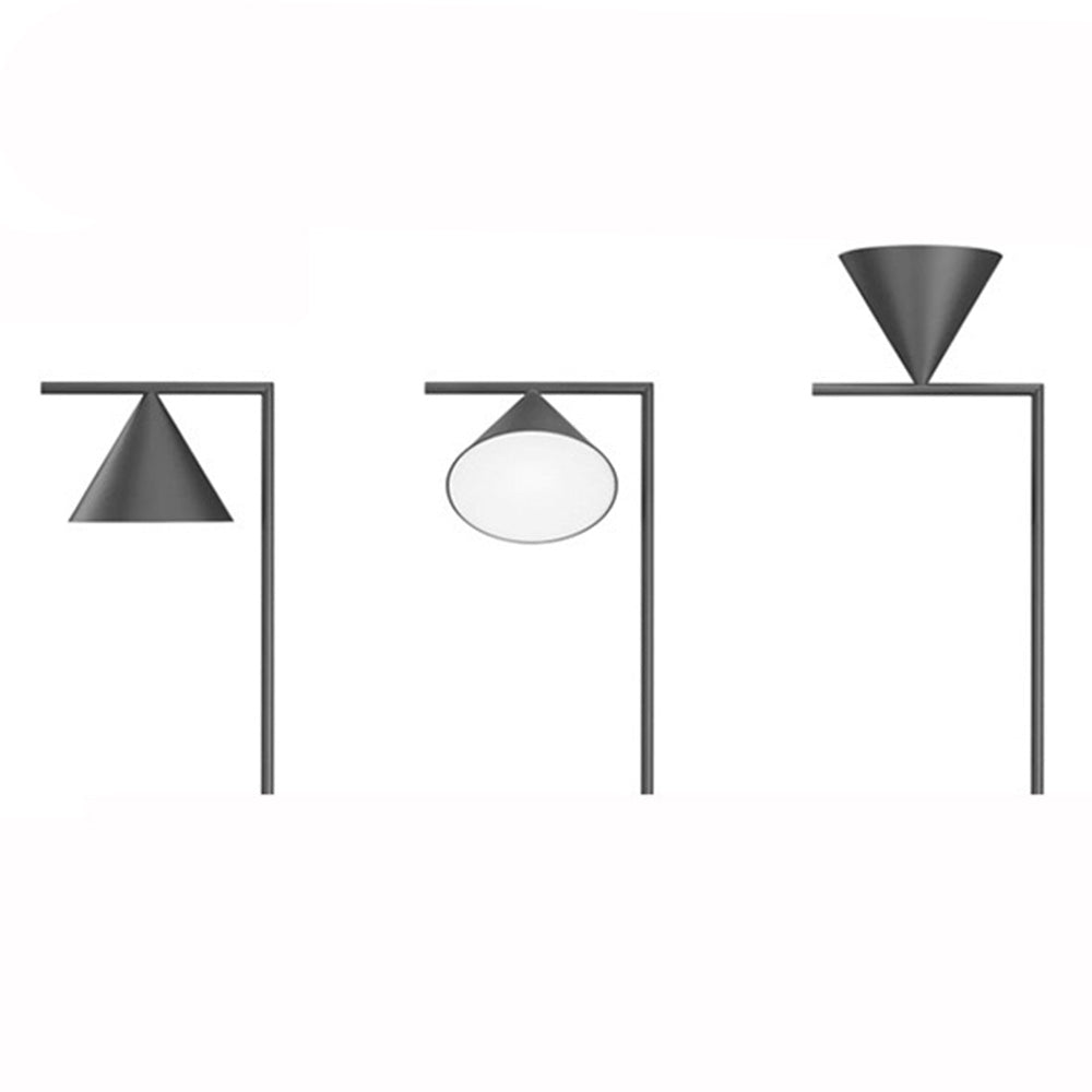 Mira Moderna Simple Metal Lámpara de Pie Negra/Dorada