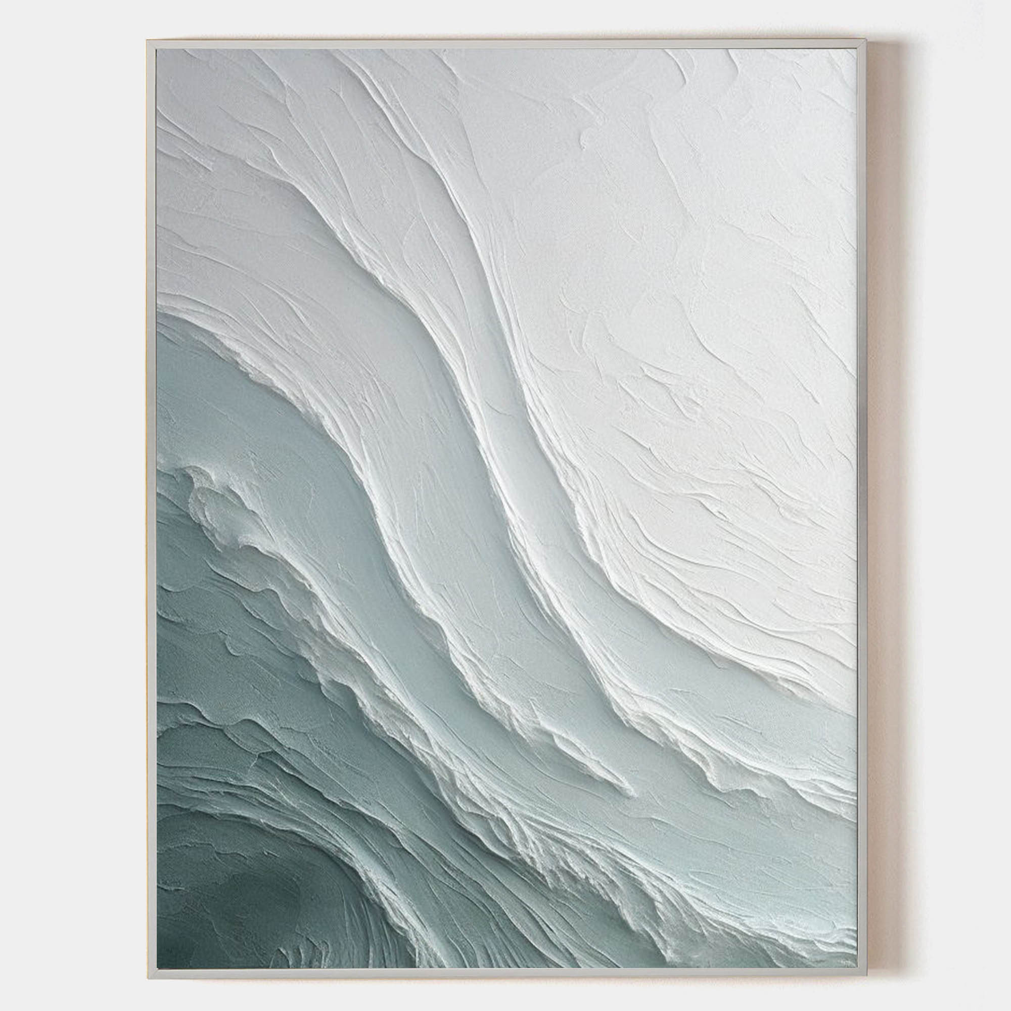 Wavy Arte Mural con Textura de Yeso - Letslighting