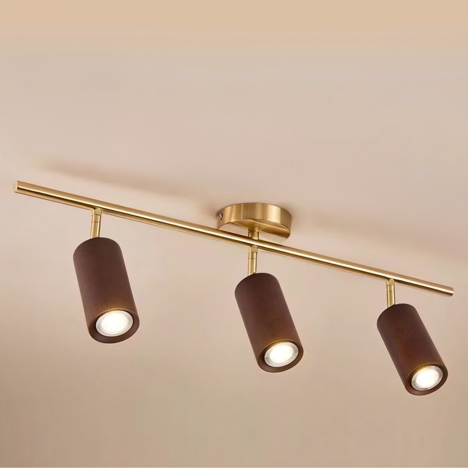Liora Luz de riel LED de madera
