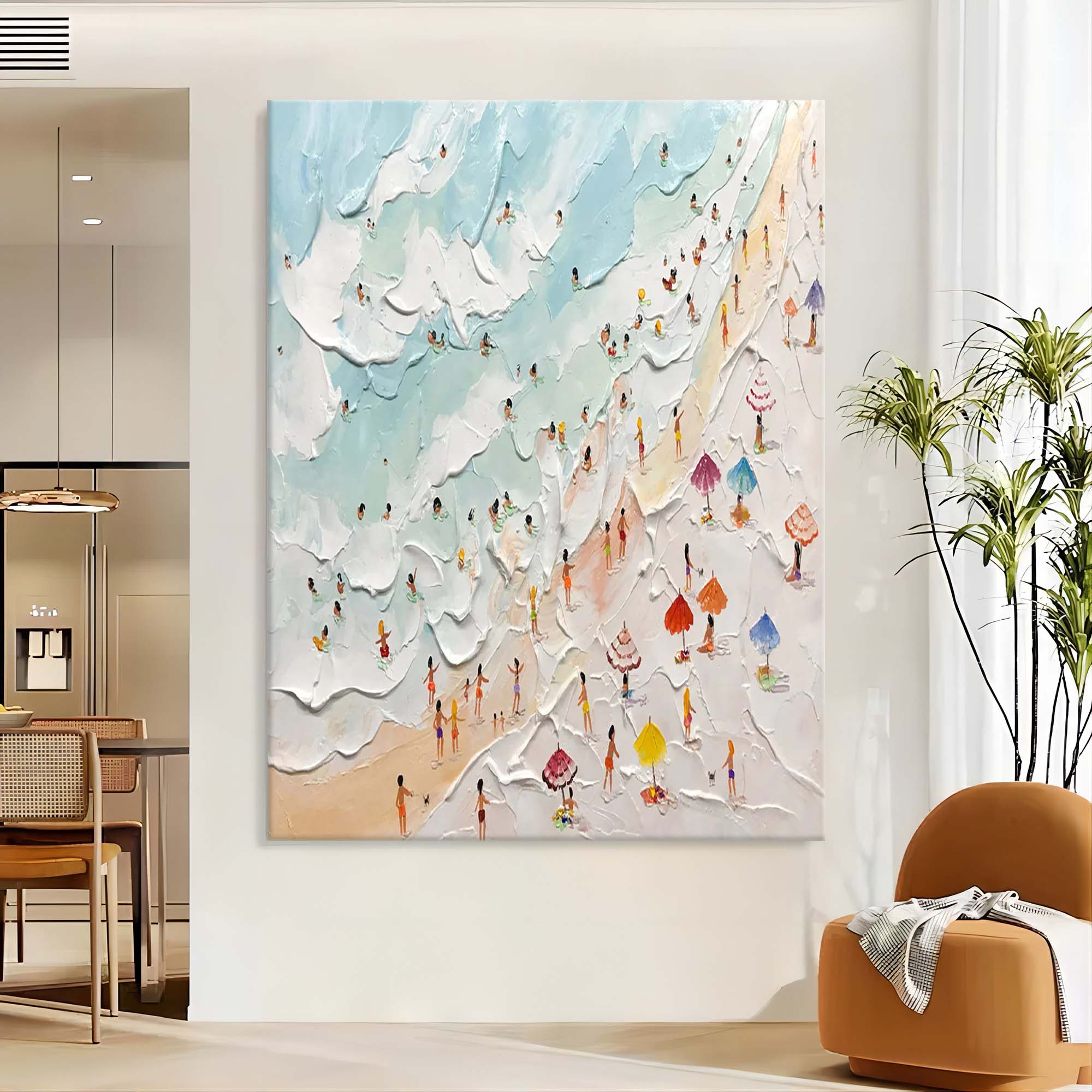 Vacation Arte Mural con Textura de Yeso - Letslighting