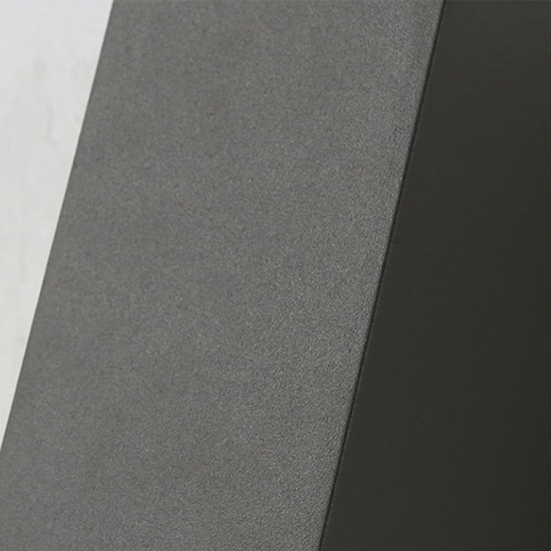 Ray Minimalista Rectangular Metal/Vidrio Aplique de Pared Negro