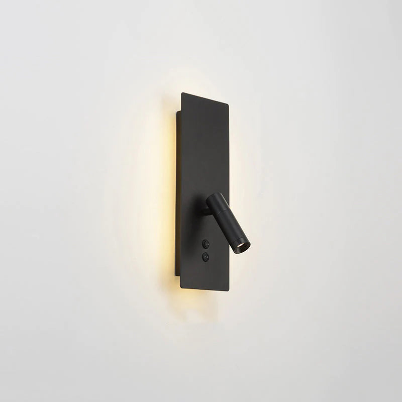 Ray Minimalita Foco Aplique de Pared Dorado/Negro/Blanco
