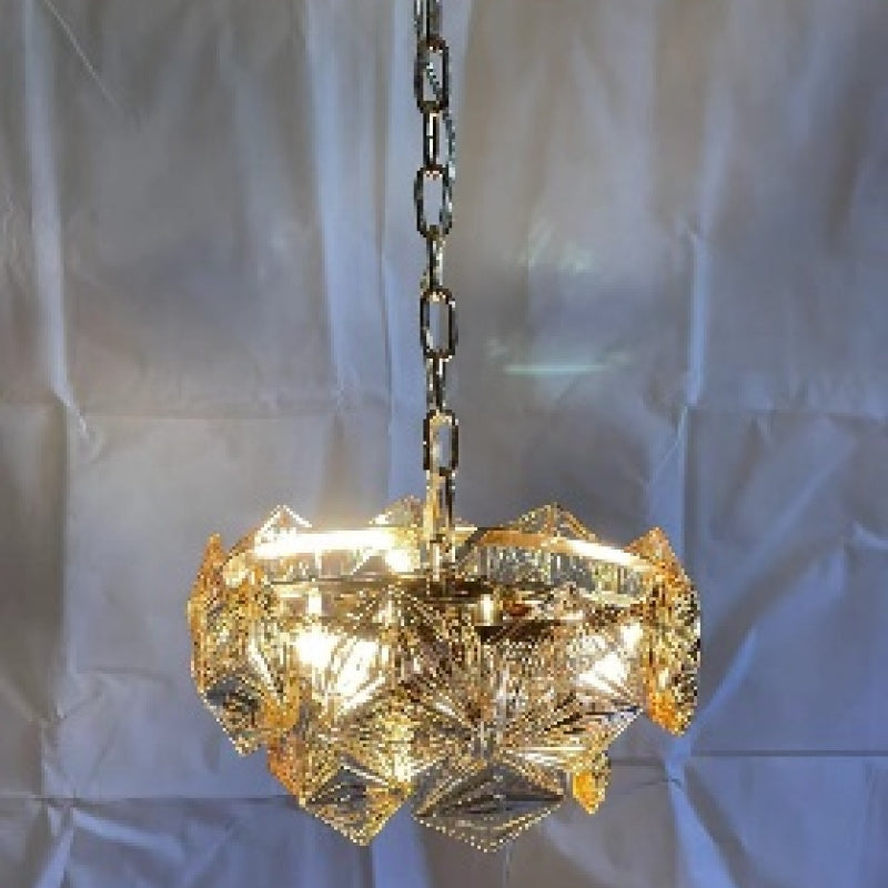 Kristy Candelabro Lámpara Colgante Metal/Cristal Clara