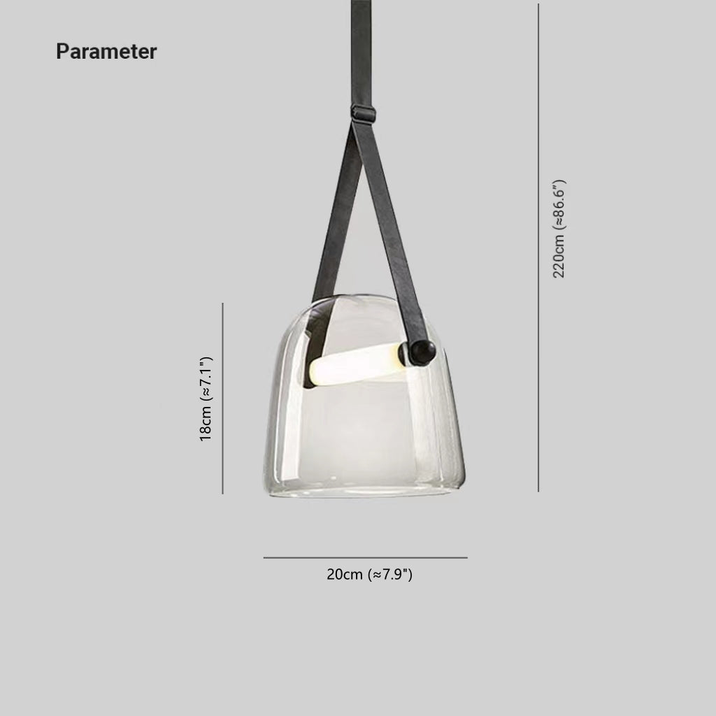 Nordic Moderna Polígono Vidrio/Metal Lámpara Colgante Gris/Blanca