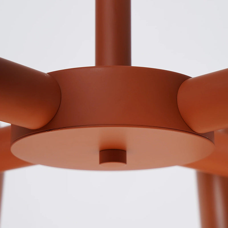 Arisha Nórdica Diseño Modernas Nórdica Diseño Metal Lámpara Colgante Negro/Gris/Naranja