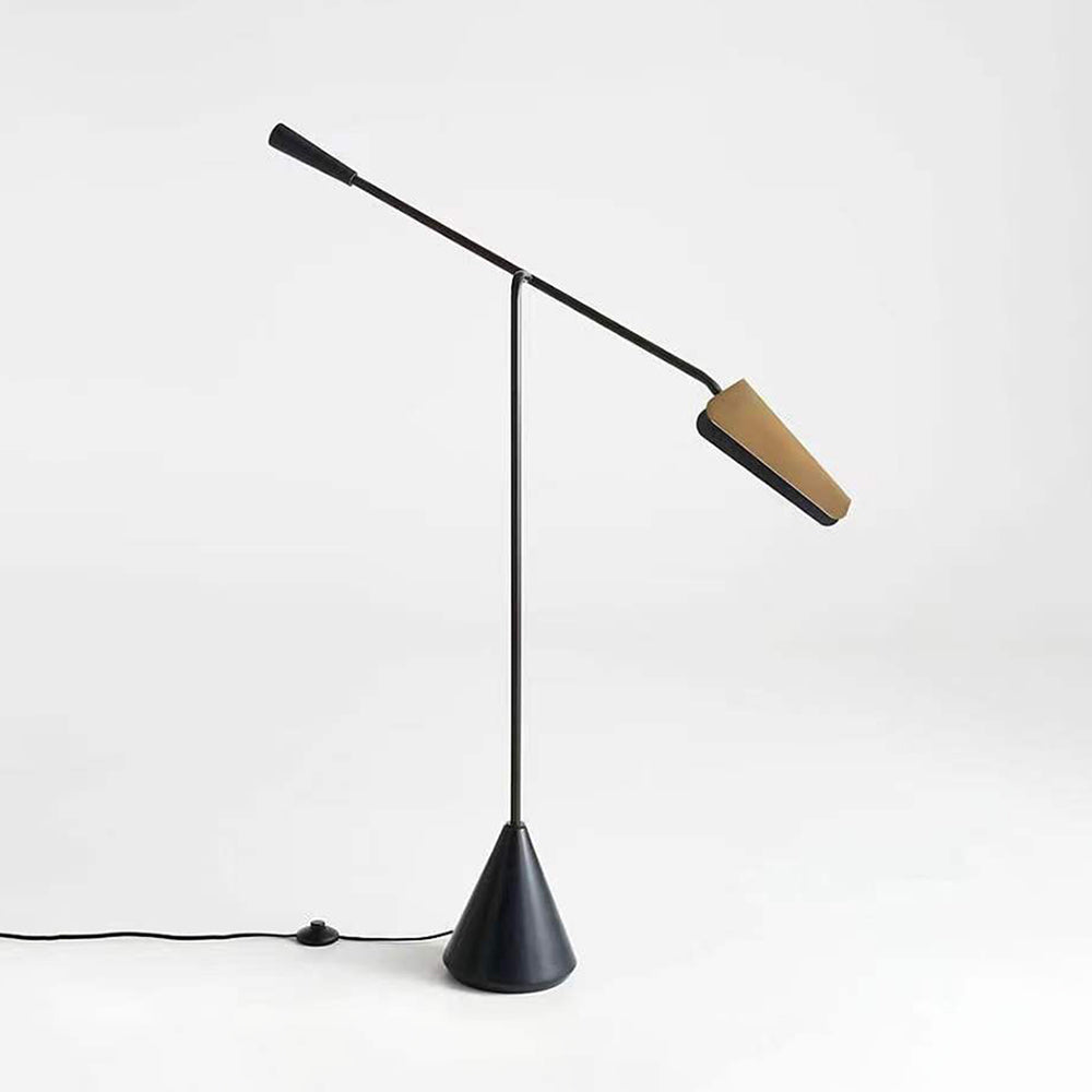 Mira Moderna Minimalista Metal Lámpara de Pie Negra