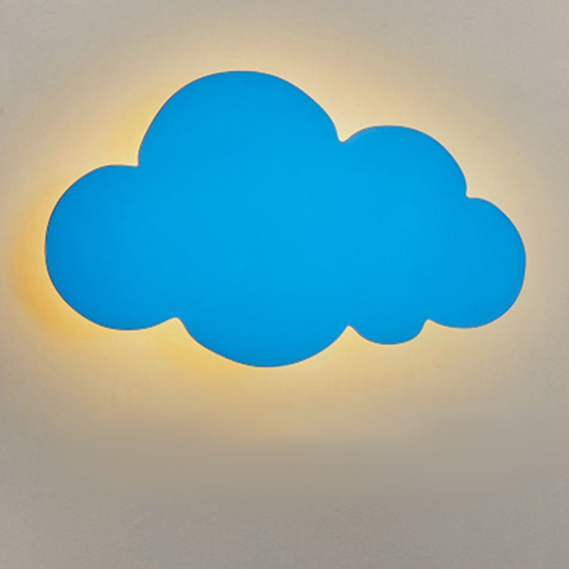 Valentina Lámpara de Pared Moderna Minimalista en Forma de Nube Blanco/Azul/Rosa