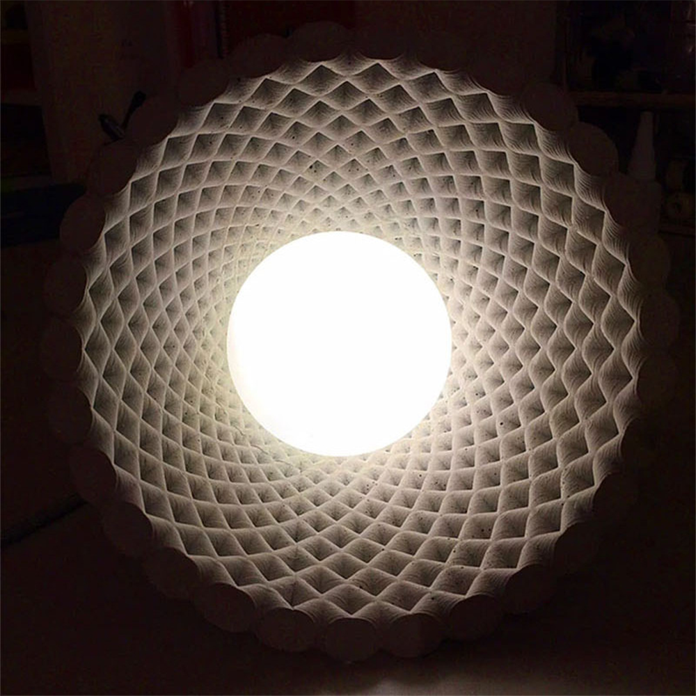 Valentina Moderno Cono Tejido Forma Lámpara Colgante Dormitorio Comedor