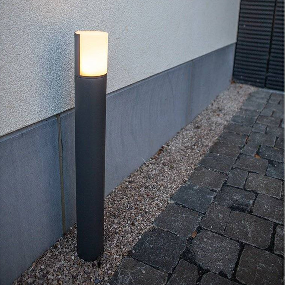 Ray Minimalista Columna Metal Lámpara Exterior Patio