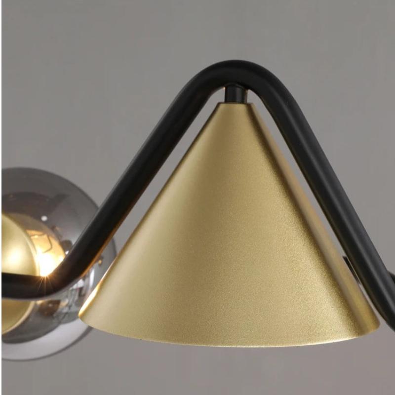 Arisha Inusual LED Lámpara de Techo Metal/Vidrio Dormitorio/Salón