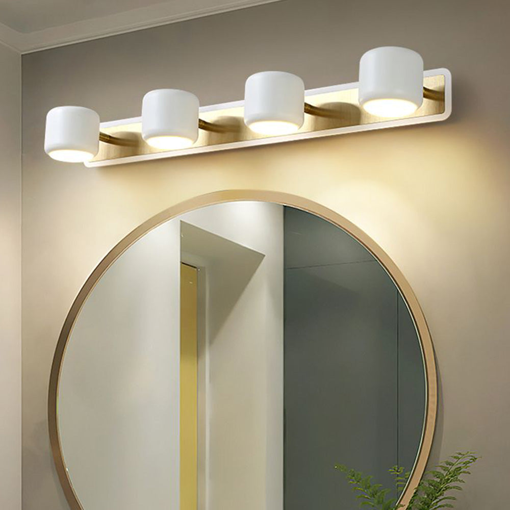 Arisha Moderno Lineal Metal Aplique de Pared Blanco/Negro
