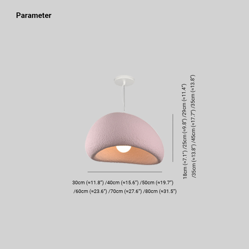 Byers Moderna Nube Metal Lámpara Colgante Gris/Blanca/Rosa/Azul