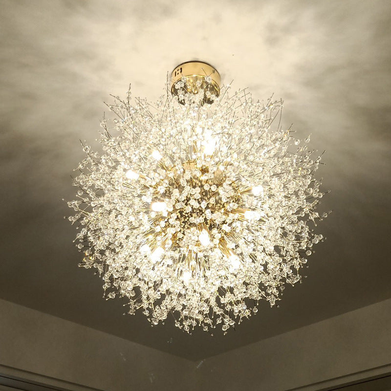 Arisha Lámpara Colgante Moderna Luja Cristal/Metal Ora/Croma