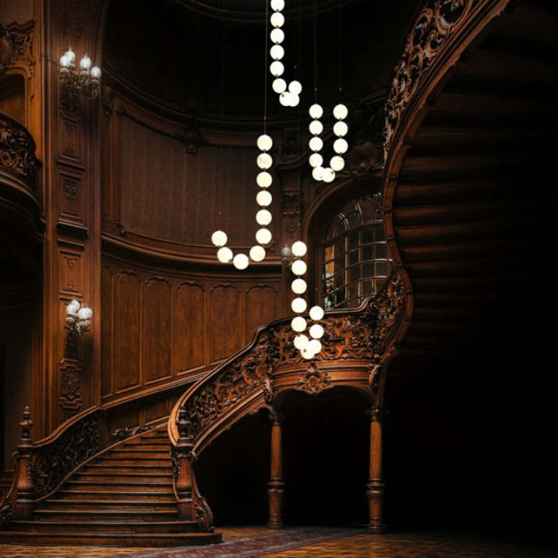 Valentina Diseño Bola Metal/Acrílico Lámpara Colgante Blanca