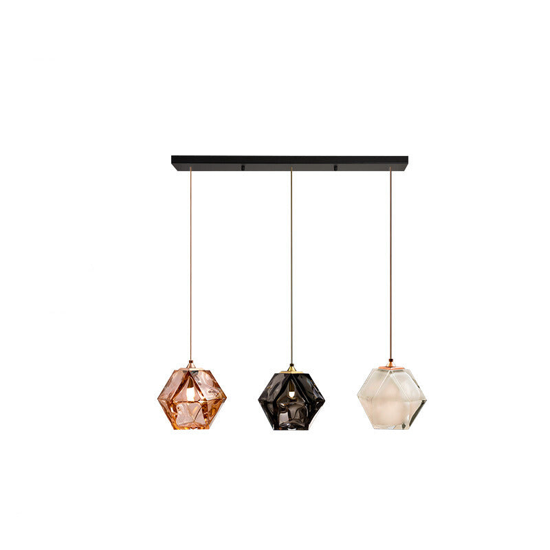 Valentina Poliedro LED Lámpara Colgante Metal/Vidrio Dormitorio/Cocina