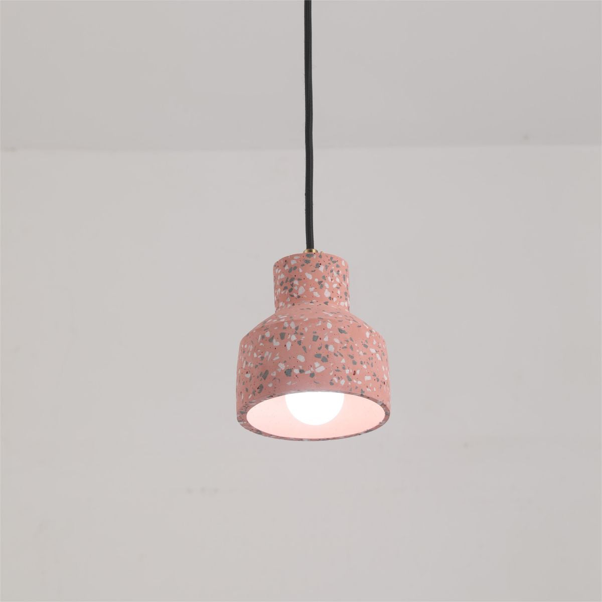 Valentina Moderna Cuadrado LED Metal/Cemento Lámpara Colgante Negra/Azul/Roja/Blanca